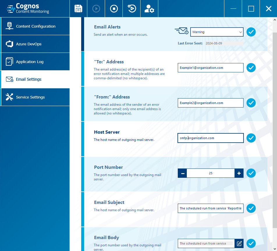 Cognos Content Monitoring Application Demo image 4