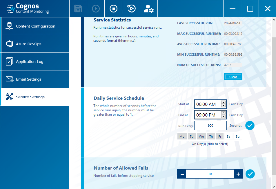 Cognos Content Monitoring Application Demo image 5