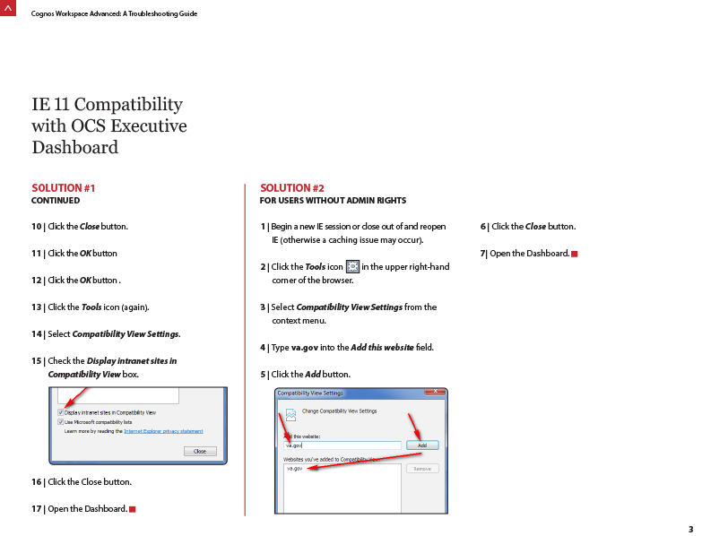 Cognos Workspace Advanced Troubleshooting Guide demo image 2 in carousel