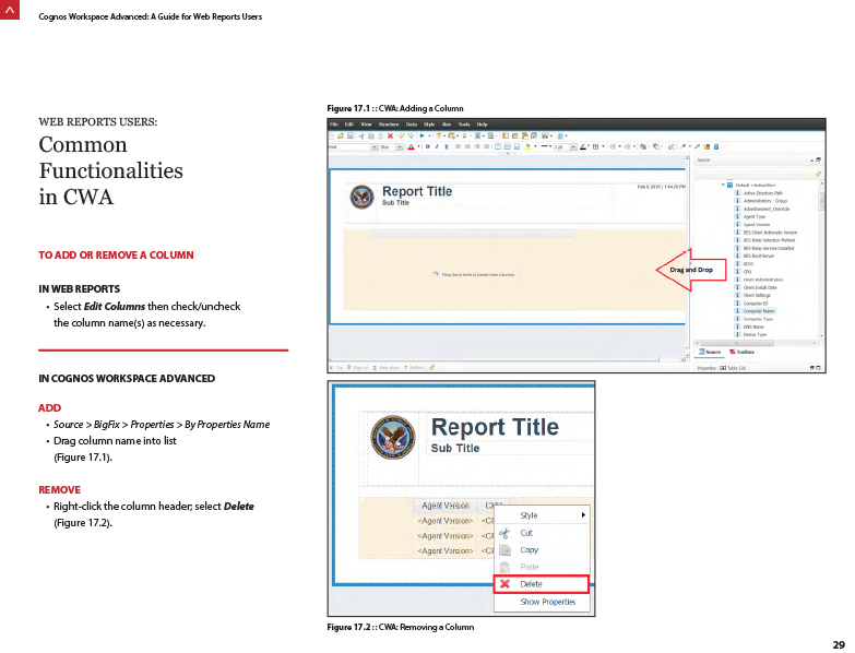 Cognos Workspace Advanced Guide for IBM Web Reports Users demo image 2 in carousel